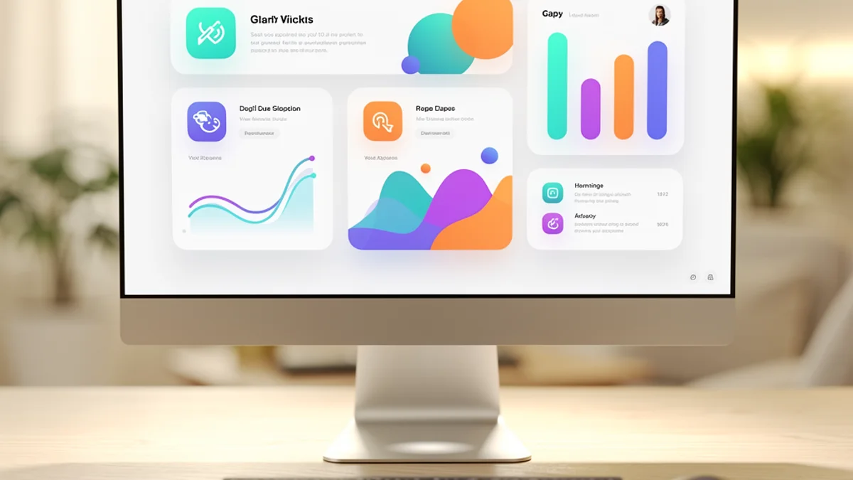 Desktop screen showing a posture monitoring application interface