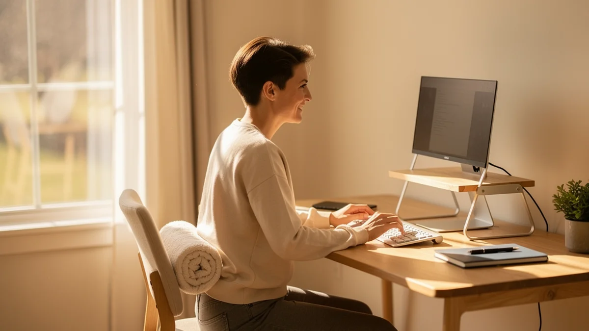 How to Improve Your Posture While Working From Home